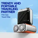 Metz Traveler Electric Shaver for Men, Mini & Portable, 100% Waterproof, Perfect Qixi Valentine's Day Gift for Boyfriend, Husband and Father image 2