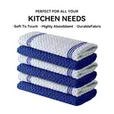JORDAN&JUDY 6-Pack Blue Kitchen Towels, Soft & Durable, Quick-Dry & Lint-Free, 40x66cm image 1