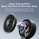 JISULIFE Life 7 Ventilateur portable 3-en-1 avec affichage LED - Noir image 4