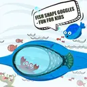 OutdoorMaster Kids Swim Goggles 2 Pack - Quick Adjustable Strap Swimming Goggles for Kids, Orange&Blue+Blue&Red image 3