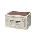 WINPEX Panier pliable avec poignées et clapets en bois - Taille L image 0