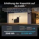 DJI Power 2000 tragbare powerstation, 2048 Wh, 3000 W solargenerator, LiFePO4-batterie, kompaktgröße, in 45 minuten von 0 % auf 80 % aufgeladen, notstromaggregat für zuhause, camping/wohnmobil/notstromversorgung image 9