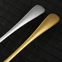 FangYuan Set de 4 couverts classiques en acier inoxydable compatible lave-vaisselle - Or image 10