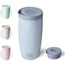 Bottle Bottle Thermal Mug 500 ml To Go - Premium Insulated Stainless Steel Mug, Leak-Proof, BPA-Free, Quick Press Closure, Double Walled, Keeps Drinks Hot & Cold for a Long Time (Blue) image 0