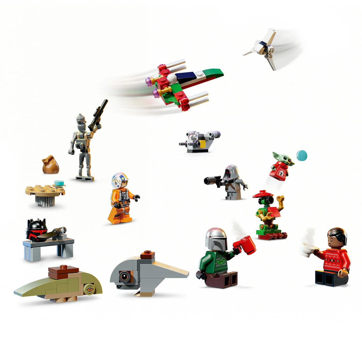LEGO Star Wars 75456 Advent Calendar contents