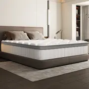 Pocketveringmatras, 7-zone veringmatras, met hoeslaken, 25 cm hoog, H3, matras 90x200 cm, voor kinderen en volwassenen
