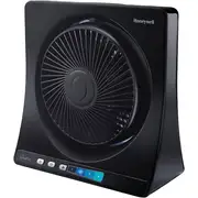 Honeywell HT354E4 bureauventilator - TurboForce-technologie - 3 snelheidsinstellingen - 90° oscillatie - compact ontwerp - zwart
