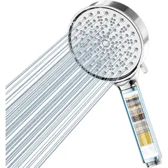 Seronieer Hochdruck-Duschkopf Mit Filter – 8+2 Strahlarten, Wassersparend, Mit 1,5 M Schlauch, Für Hartes Wasser