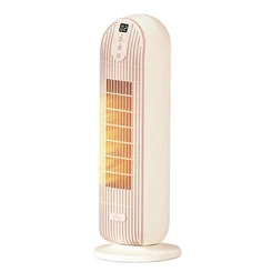 Bear 2000 W keramische PTC-ruimteverwarmer met 90° oscillatie, timer van 12 u en opwaartse warmte - draagbare elektrische kachel, DNQ-C20H5