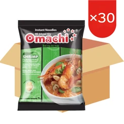 Omachi - instant noedels met garnalensmaak 30 x 79 g (Doos)