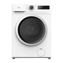 Black Friday Deals!Midea vrijstaande wasmachine 8 kg, energieklasse A-10%, 1400 rpm centrifuge, 16 wasprogramma's, stoomsterilisatie, wit MF110W80BA10/W-NL