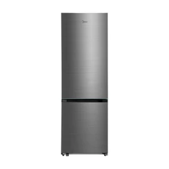 Black Friday Deals!Midea MDRB457FGE46 Koel-vriescombinatie 330L, Volledig No Frost, Stil 35 dB, Invertercompressor, Multi Air Flow, Snelkoelen, Energielabel E, Inox