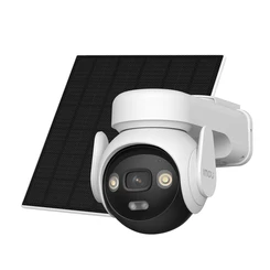 IMOU AOV PT 5MP 4 G Zonnecamera 360° PTZ Buitencamera Wifi Batterij Zonne-energie Camera 5 W zonnepaneel 10000 mAh 2.4GHz WiFi+4 g Opladen bij lage temperatuur