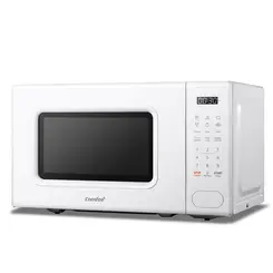 Comfee' 700 W 20 liter digitale magnetron met 6 kookprogramma's, Express Cook, 11 vermogensniveaus, ontdooifunctie en geheugenfunctie - Wit - CM-E202CC(WH)