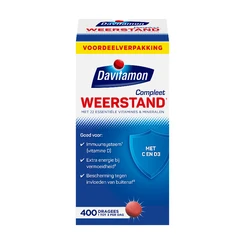 Davitamon Compleet Weerstand Multivitamine – goed voor het immuunsysteem – 400 dragees