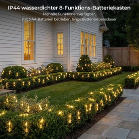 Outdoor Dachrinnen Weihnachtsbeleuchtung - Wasserdichte Festlichkeiten