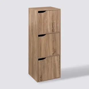 5five 3-laags opbergkast - Spaanplaat, 34,4 x 32 x 100,5 cm