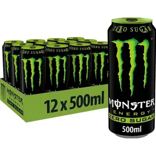 Monster Energy Zero Soda - 12 x 500 ml