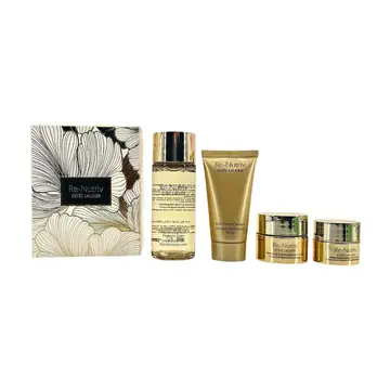 Estee Lauder Platinum 4-teiliges Probierset (Platinum Cleanser 30ML + Platinum Water 50ML + Platinum Augencreme 7ML + Platinum Gesichtscreme 15ML)