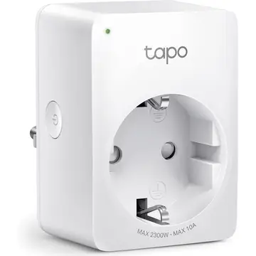 TP-Link Tapo P100 WLAN-Smart-Stecker, Smart Home WLAN-Stecker, Alexa-Zubehör, kompatibel mit Alexa, Google Home, Tapo App, Sprachsteuerung, Fernzugriff, kein Hub erforderlich, Mini, Weiß