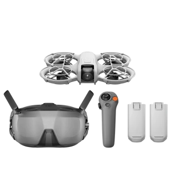DJI Neo Motion Fly More Combo, Mini Drone with 4K UHD Camera for Adults, 135g Self Flying Drone that Follows You, Palm Takeoff, Subject Tracking, QuickShots, with RC Motion 3 and 3 Batteries
