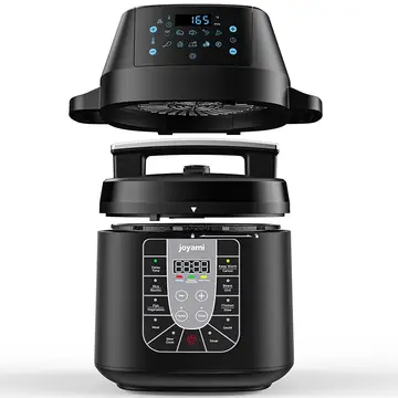 Joyami 6L Airfryer & Schnellkochtopf 2-in-1 - Doppel-Display - 18 Menüs - 220V