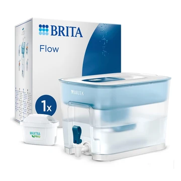 BRITA Flow Réservoir d'eau filtrant avec robinet - 8,2 L