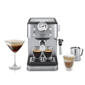 DeLonghi EM450.M Classic Pomp Espresso Koffiemachine - 15 Bar Druk - Handmatige Cappuccino Maker