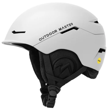 Casque de Ski OutdoorMaster ELK MIPS - Sport de Neige Blanc Taille L