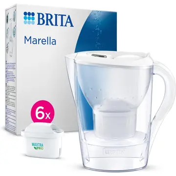 Brita Marella Waterfilter Wit 2,4 L + 6*Maxtro Pro