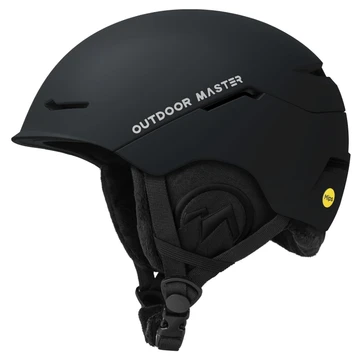 OutdoorMaster ELK MIPS Skihelm - Sneeuwsporthelm Zwart S