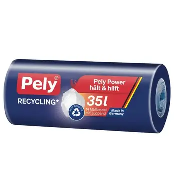 Pely ZB-Müllbeutel 35l 95% Recycling 14 St