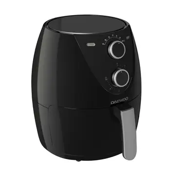DAEWOO Single Pot Air Fryer - 4L, 1500W, Manual Control, Oil-Free, 80-200°C, 30-Minute Timer, Compact, SDA2636GE