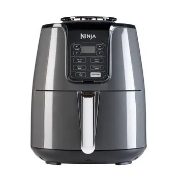 Ninja Air Fryer - 3.8L, 4-in-1, Uses No Oil, Air Fry, Roast, Reheat, Dehydrate, Non-Stick, Dishwasher Safe Basket, Cooks 2-4 Portions, Digital,  AF100UK