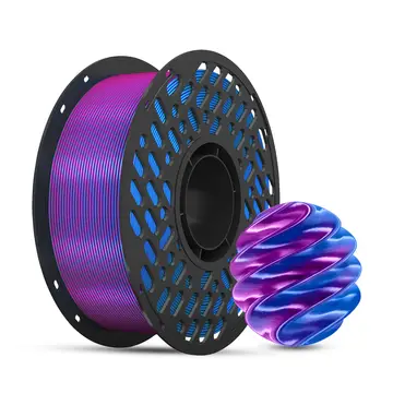 CAILAB 3D Printer Filament PLA Silk Dual Color - Purple&Blue