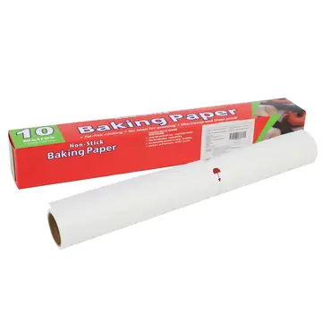 30cm*10m Antihaft Backpapierrolle, vorgeschnittene fettabweisende Backofen- und Heißluftfritteusen-Blätter für einfache Reinigung, ungebleichtes Koch- und Backpapier