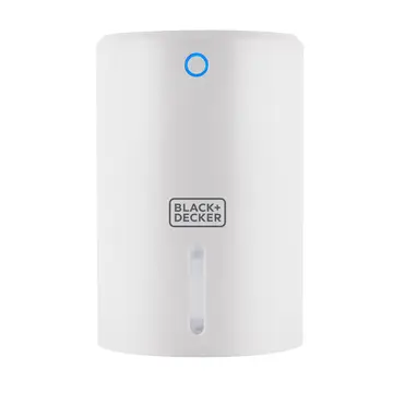 BLACK+DECKER Mini Dehumidifier – 900ml Tank, Portable, Quiet Operation – White, BXEH60001GB