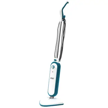 Russell Hobbs Steam & Clean Steam Mop - White/Teal, 1400W, RHSM1001-G