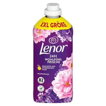 LENOR Blütentraum Duft Weichspüler, 82 WL Waschladungen (1,722l), Für Weiß- und Buntwäsche