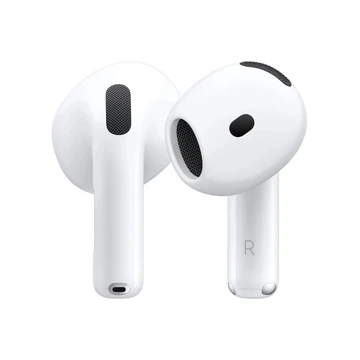 Apple AirPods 4 kabellose Bluetooth-Kopfhörer, personalisiertes 3D-Audio, Schutz vor Schweiß und Wasser, USB-C-Ladeetui, H2-Chip, bis zu 24 Stunden Wiedergabezeit