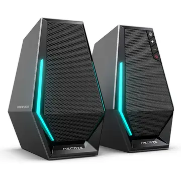 Edifier G1500 Computer Speakers, Hecate Gaming Speakers with RGB, Bluetooth 5.3, USB Input, 3.5mm AUX Input-black