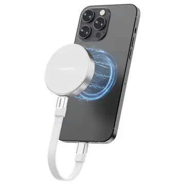 DigiEra 1 TB Magnetische tragbare SSD – Externes USB 3.2 Gen 2x2 Solid-State-Laufwerk, bis zu 2000 MB/s High-Speed-Übertragung, kompatibel mit iPhone 15/16 und anderen USB-C-Geräten, Modell LPS2000M-2, Weiß