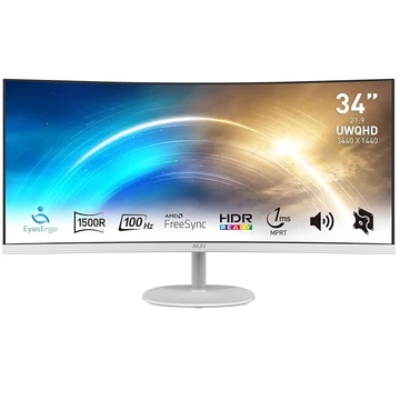 MSI PRO MP341CQWDE 86cm (34") VA UWQHD 4ms 100Hz