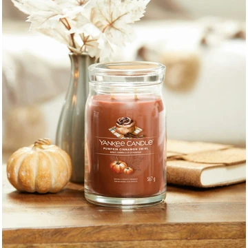 Yankee Candle Signature Jar Pumpkin Cinnamon Swirl 567g