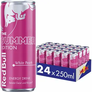Red Bull Summer Edition 2025 Weiße Pfirsich (24 x 0,25L, 2025)