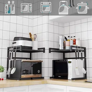 SRD Expandable C Shape Microwave Shelf