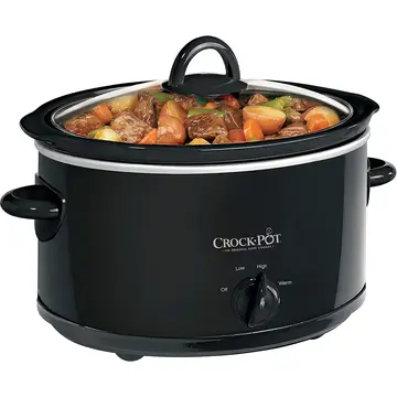 Breville Crock-Pot Slow Cooker - 3.7L (3-4 People), Black, Removable Easy-Clean Ceramic Bowl, Energy Efficient, CSC078