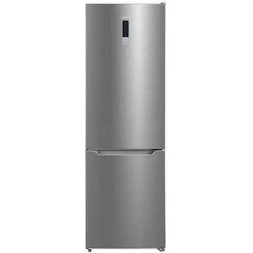 Midea MDRB424FGD02O 188cm 60/40 No Frost Fridge Freezer - Silver - D Rated
