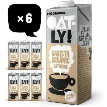 Oatly Organic Barista Oat Drink 6x1L