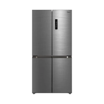 Midea MDRF632FIE46 84cm Wide Wifi Connected Total No Frost Multi Door American Fridge Freezer, Inox, E Rated